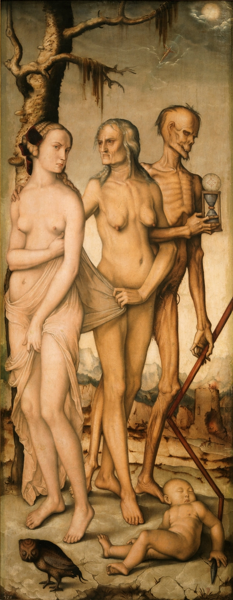 Kadının Üç Çağı ve Ölüm - Hans Baldung Grien