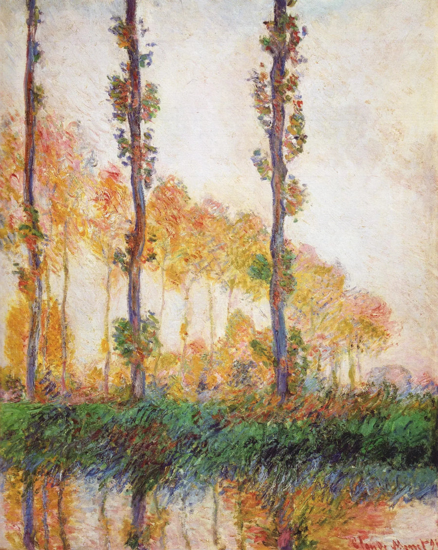 Üç Ağaç, Sonbahar - Claude Monet
