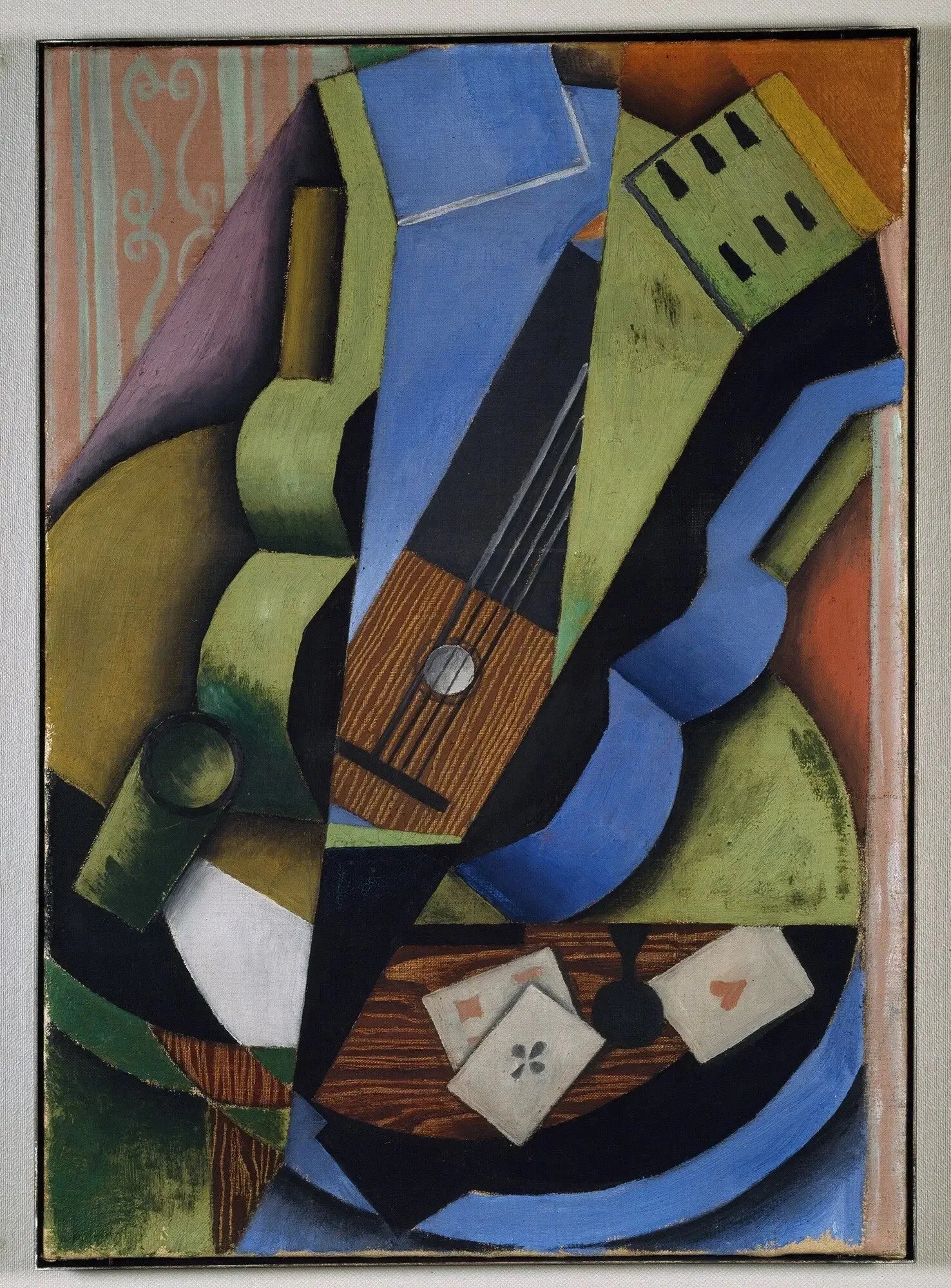 Les trois cartes - Juan Gris image 1 reproduction réalisée par Alpha Reproduction