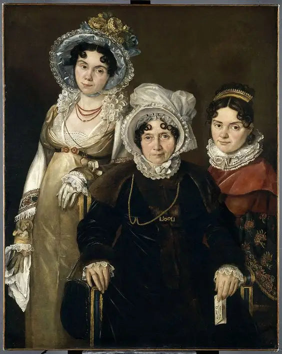 Gent'teki Üç Kadın - Jacques-Louis David