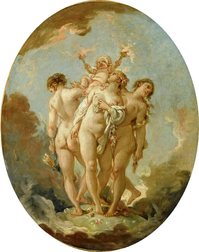 Üç Güzeller - François Boucher