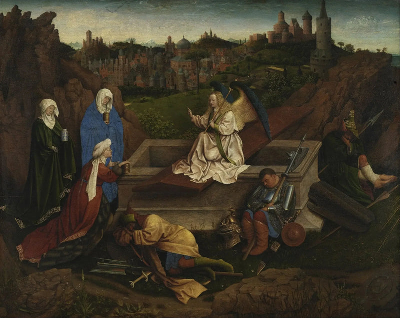 Üç Meryemler ve Mezar - Jan van Eyck