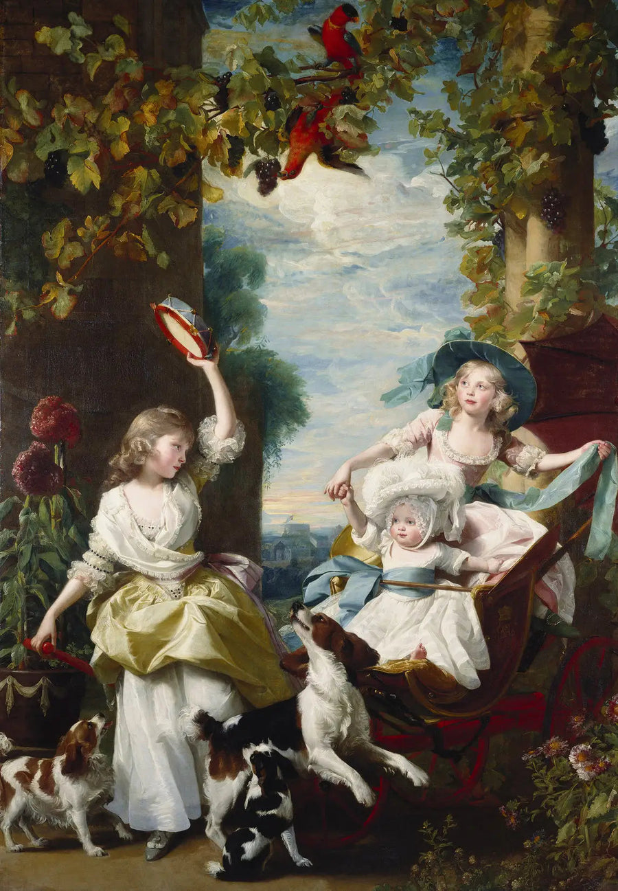 George III'ün En Genç Üç Kızı - John Singleton Copley