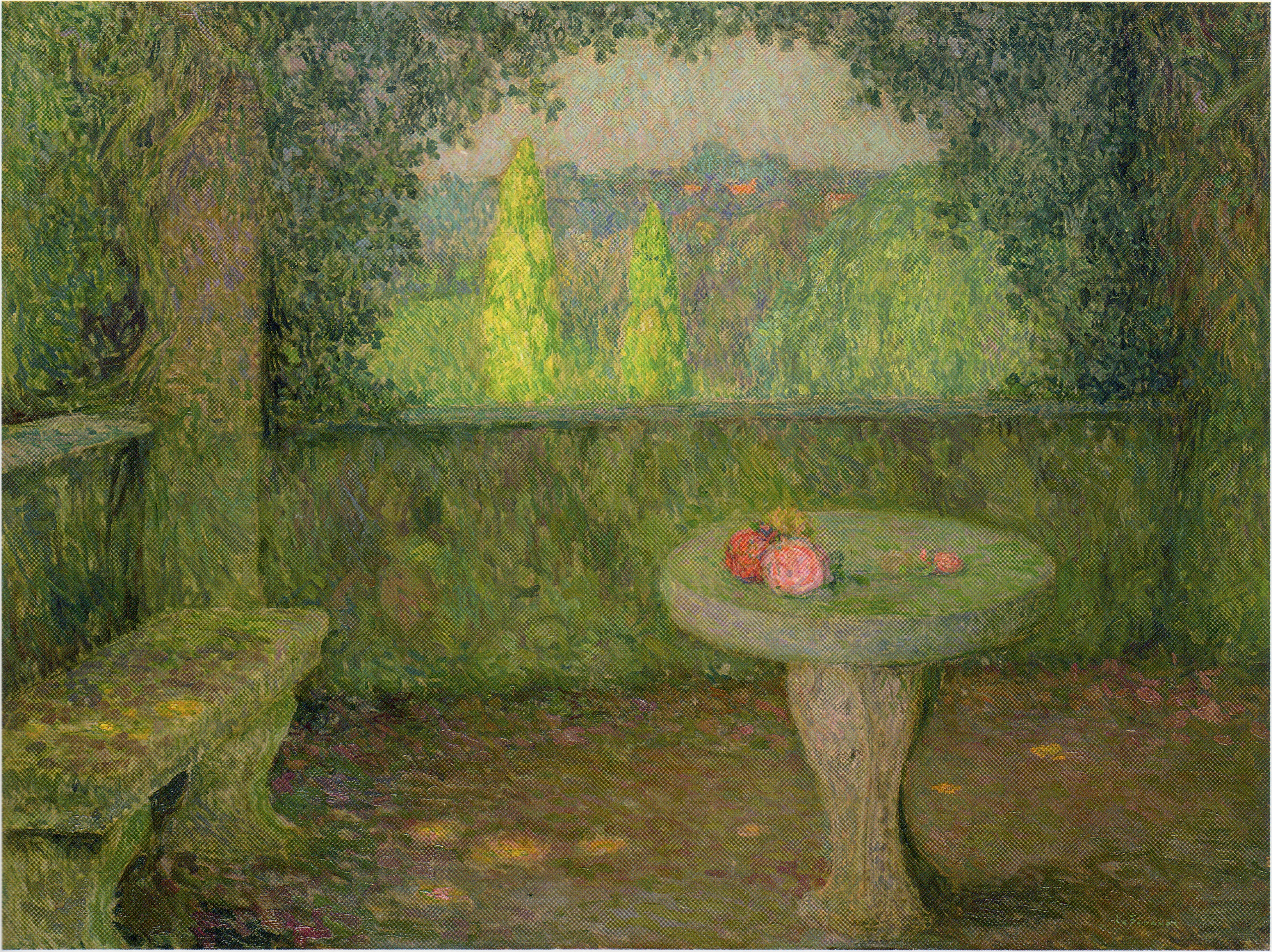 Les Trois Roses - Henri Le Sidaner
