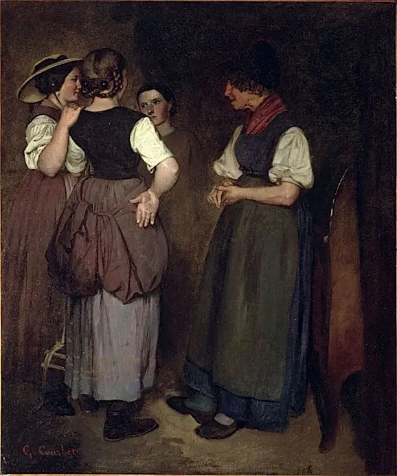 Courbet'in Üç Kız Kardeşleri - Gustave Courbet