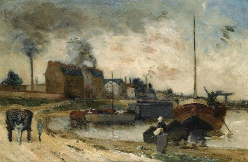 Cail Fabrikaları ve Grenelle İskelesi - Paul Gauguin