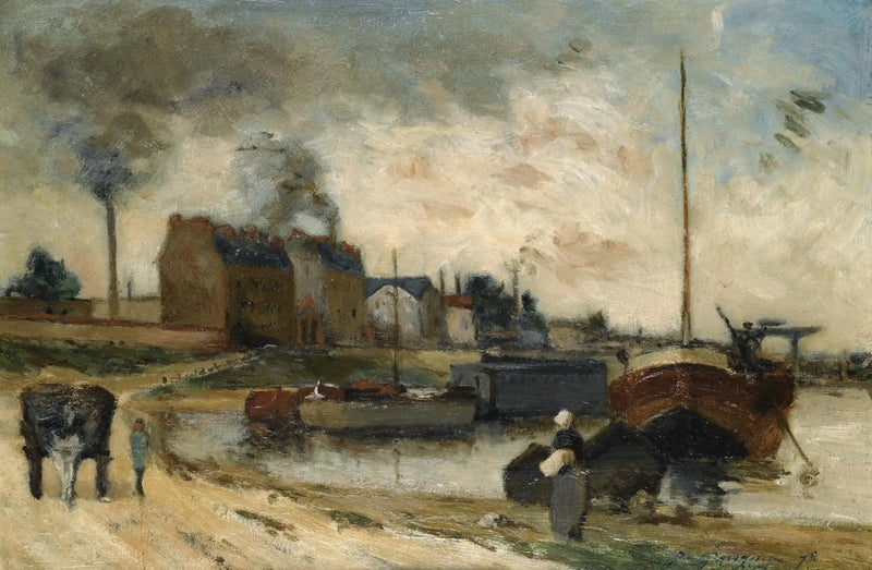 Cail Fabrikaları ve Grenelle İskelesi - Paul Gauguin