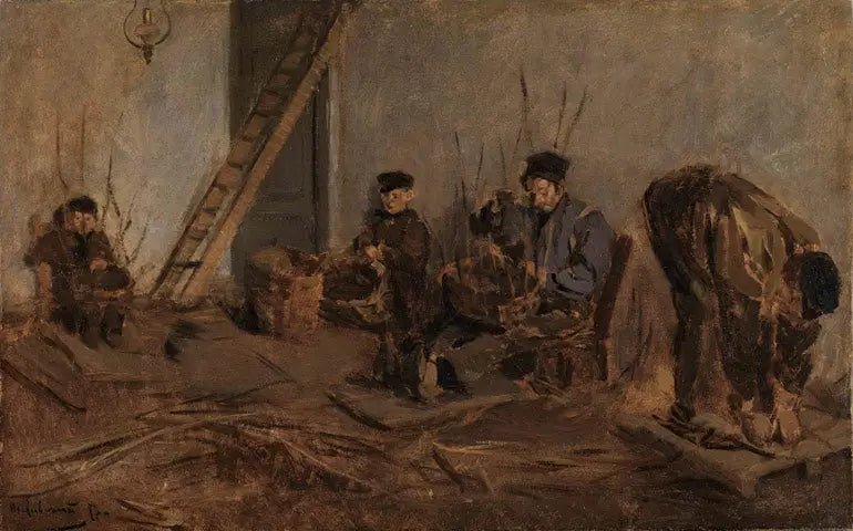 Les Vanniers (Sepetçilerin) - Max Liebermann