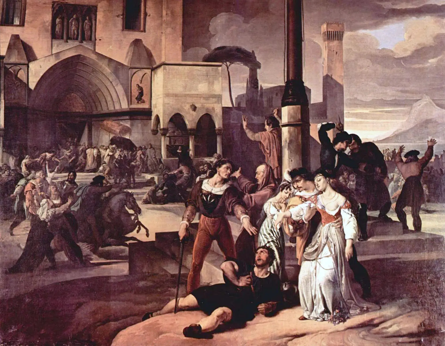 Les vêpres siciliennes - Francesco Hayez - Alpha Reproduction
