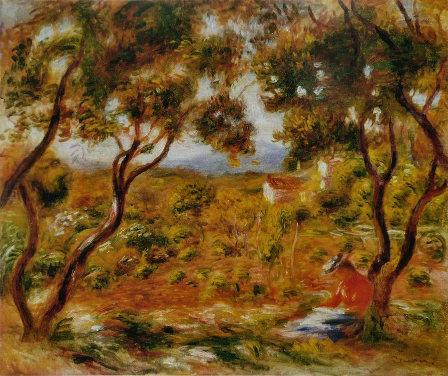 Cagnes'deki Bağlar - Pierre-Auguste Renoir