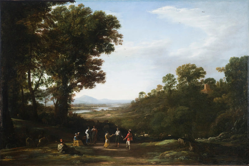 Köylüler dans ediyor - Claude Lorrain