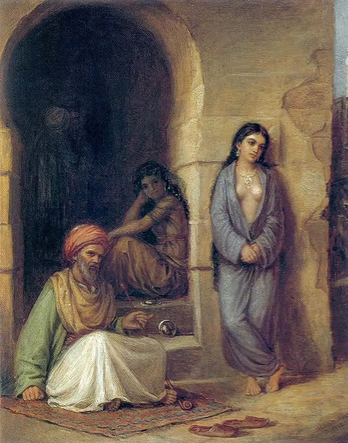 Reproduction du tableau « L'esclave - John William Waterhouse » par Alpha Reproduction en peinture à l’huile