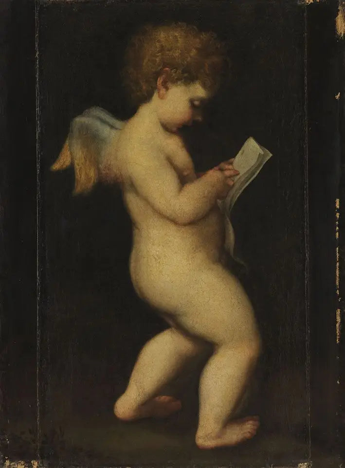 Lesender Amor - Antonio da Correggio image 1 reproduction d’œuvre d’art à l’huile