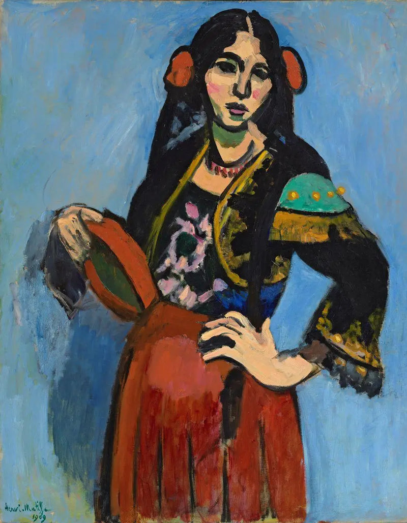 Tamburinli İspanyol - Henri Matisse