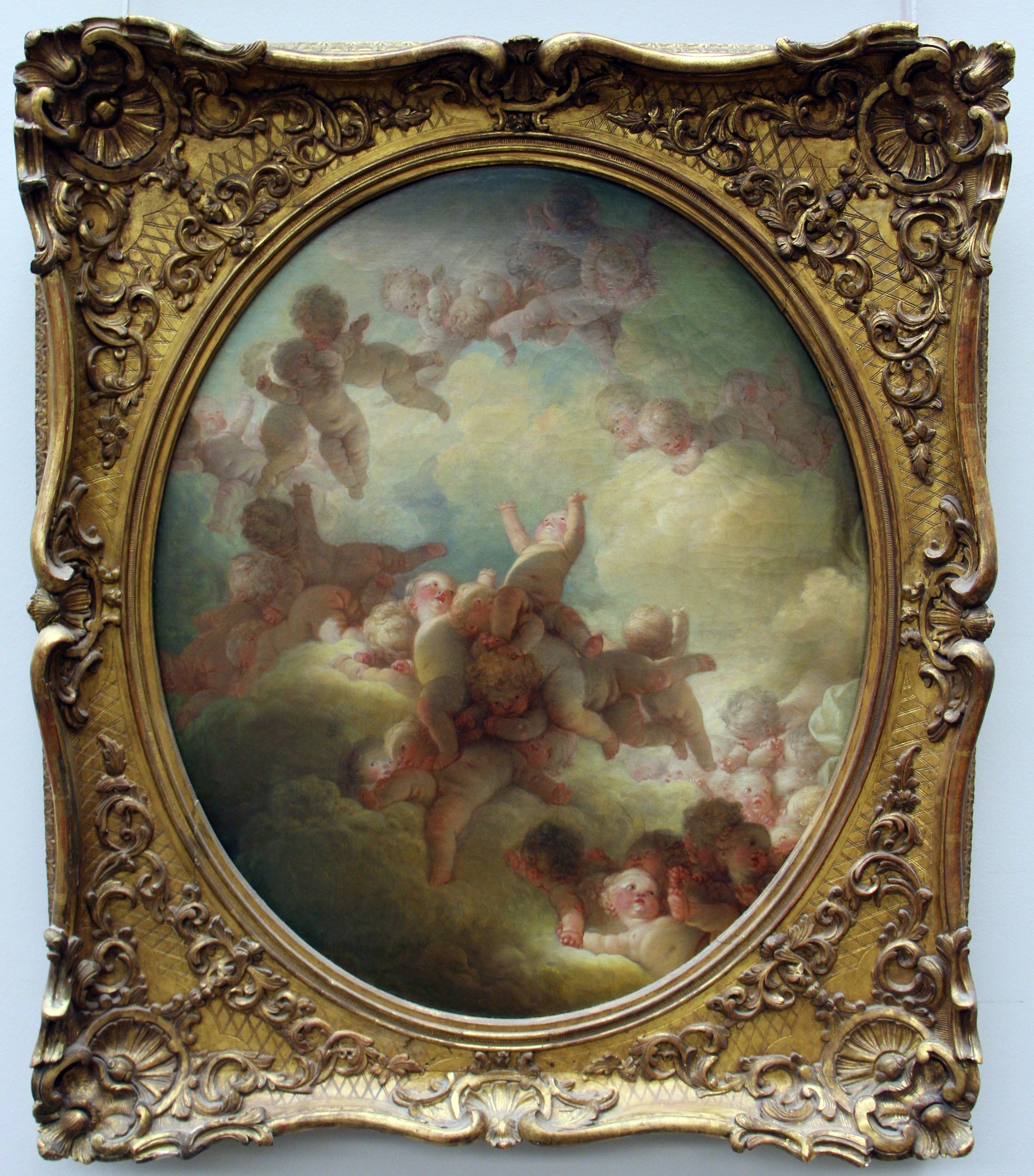 L'essaim d'amours - Jean-Honoré Fragonard