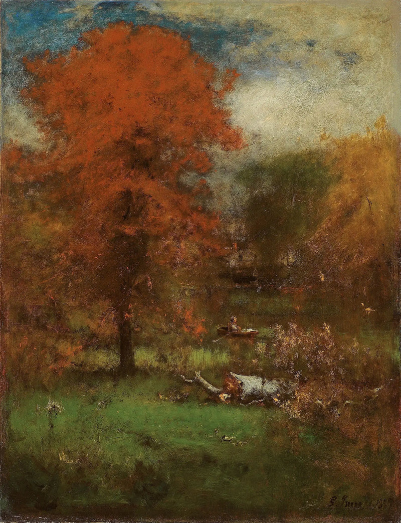 Değirmen Göleti - George Inness