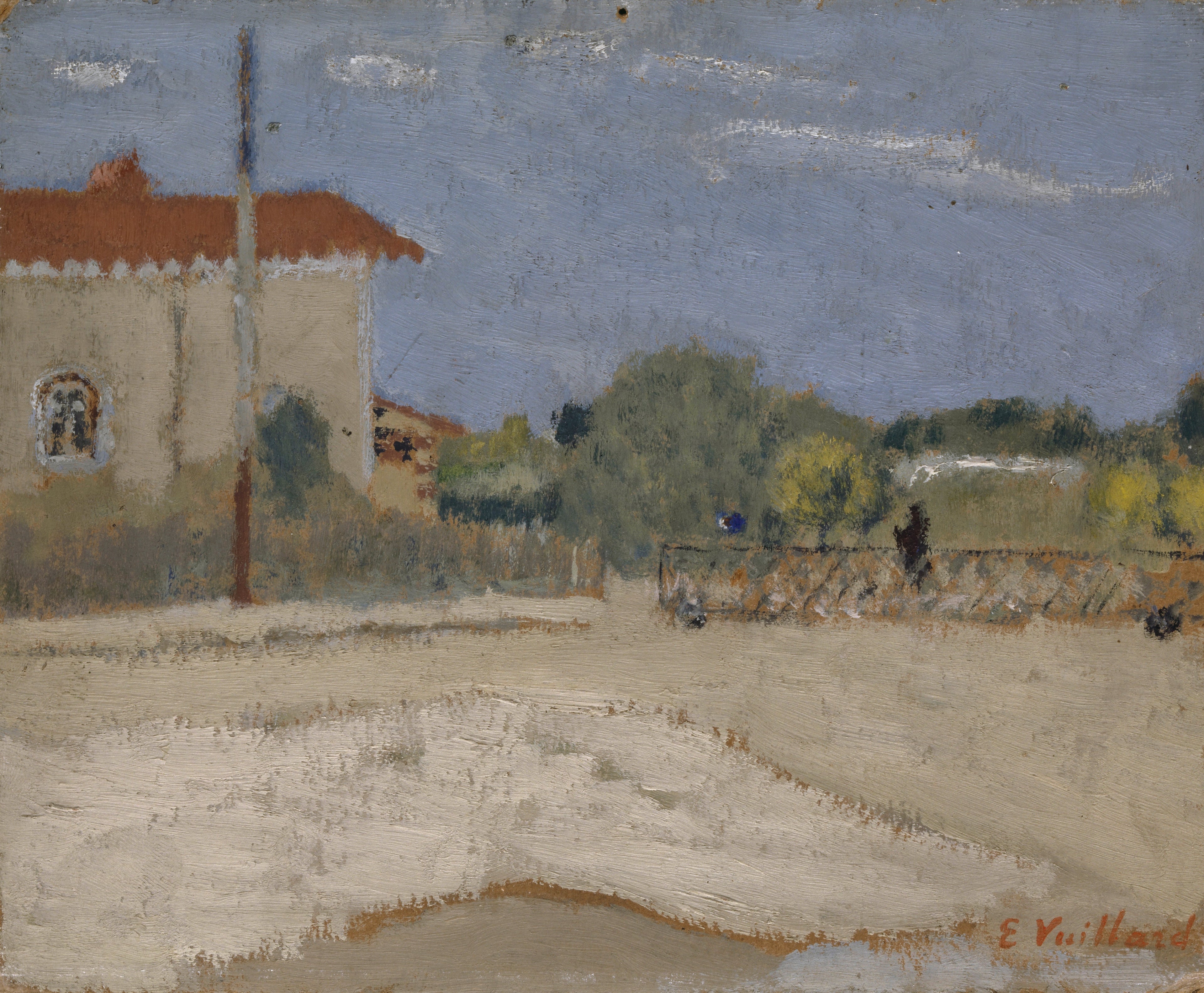L'Étang-la-Ville. La gare - Édouard Vuillard