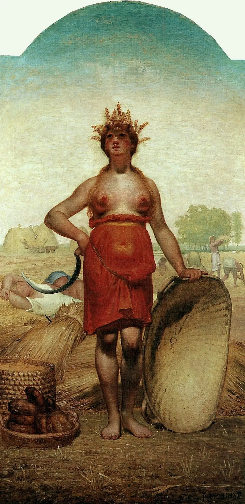 Yaz veya Ceres - Jean-François Millet