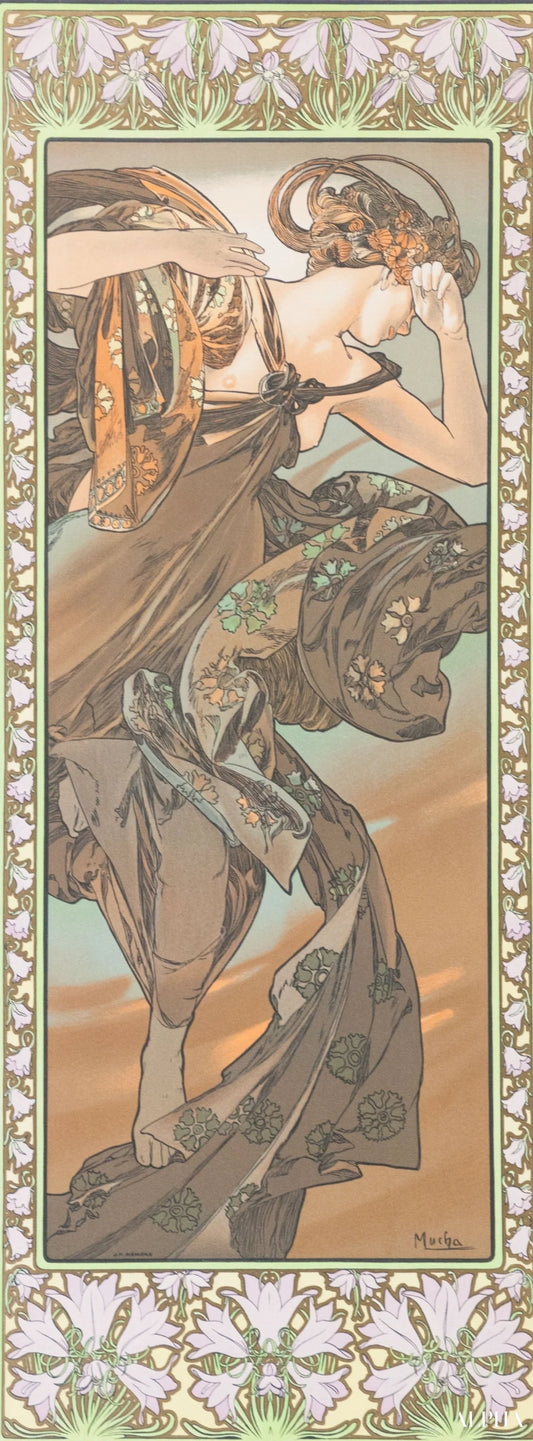 L'étoile du soir - Mucha - Reproductions de tableaux et peintures haut de gamme