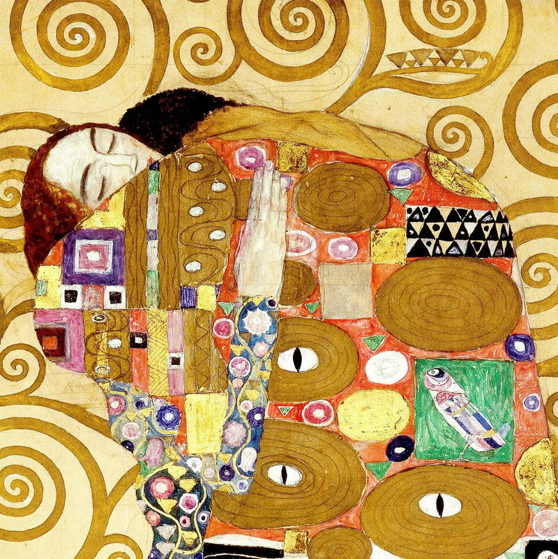 🤝 Kucaklaşma (Yaşam Ağacı Detayı) – Gustav Klimt (yaklaşık 1905-1909)
