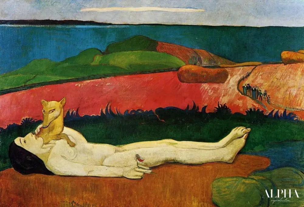 L'éveil du printemps (defloration) - Paul Gauguin - Reproductions de tableaux et peintures haut de gamme