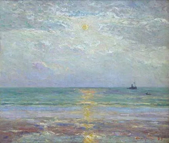 Alacakaranlıkta Ay Doğuşu - Maxime Maufra