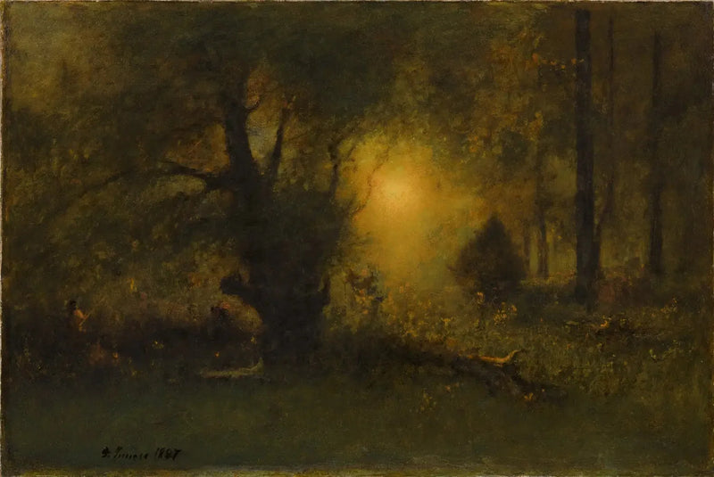 Ormanlarda Gün Doğumu - George Inness