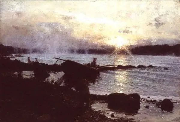 Batı Dvina'da Gün Doğumu - Ilya Repin