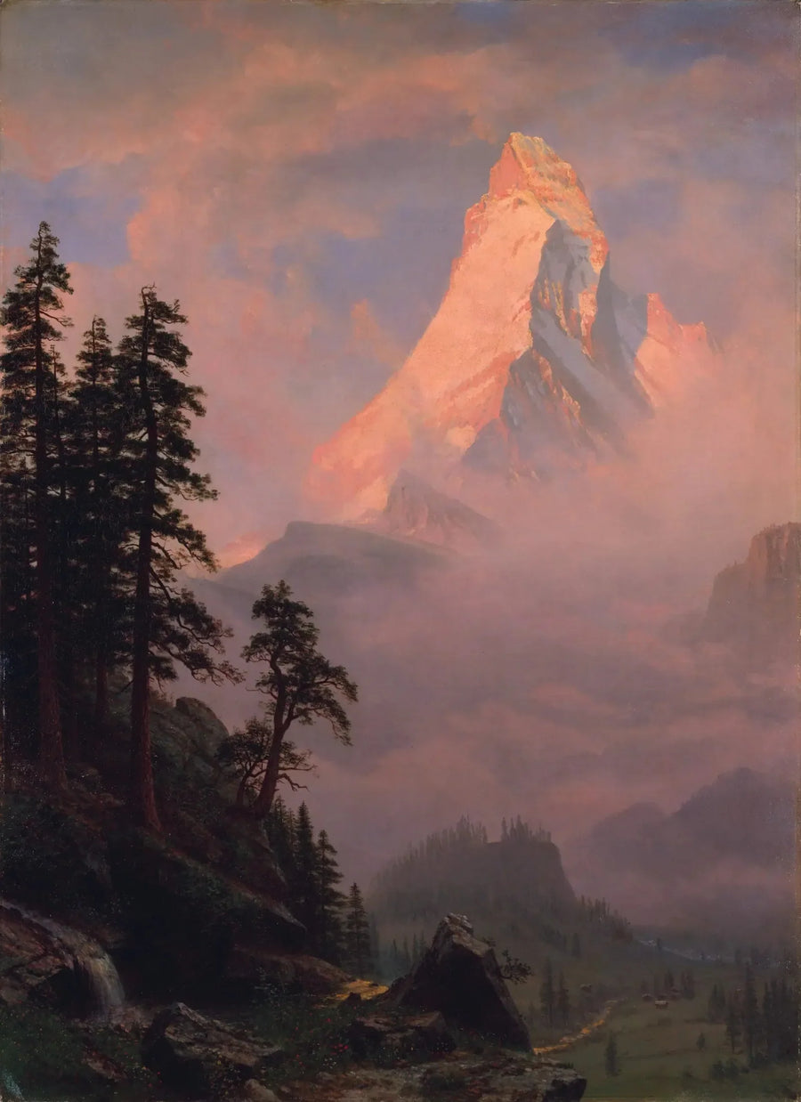 Cervin'de Gün Doğumu - Albert Bierstadt