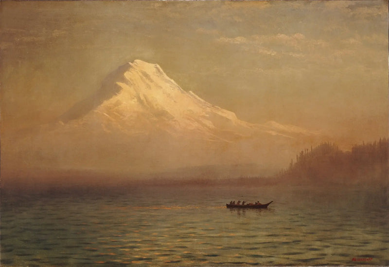 Tacoma Dağı'nda Gün Doğumu - Albert Bierstadt