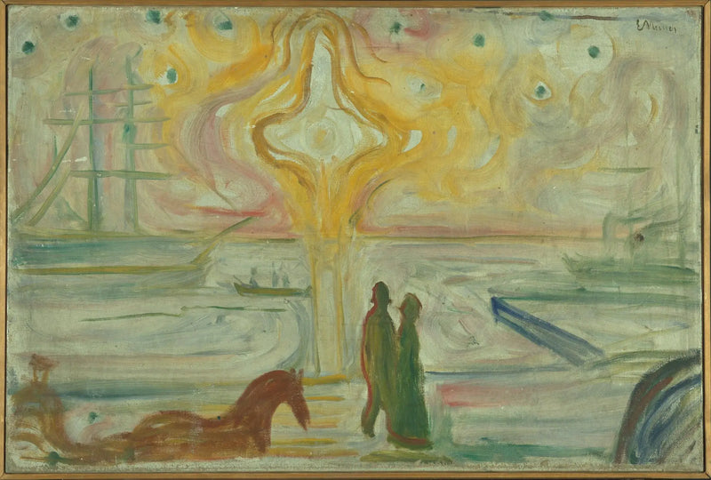 Limanda Güneşin Doğuşu - Edvard Munch