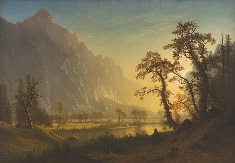 Gün Doğumu, Yosemite Vadisi - Albert Bierstadt