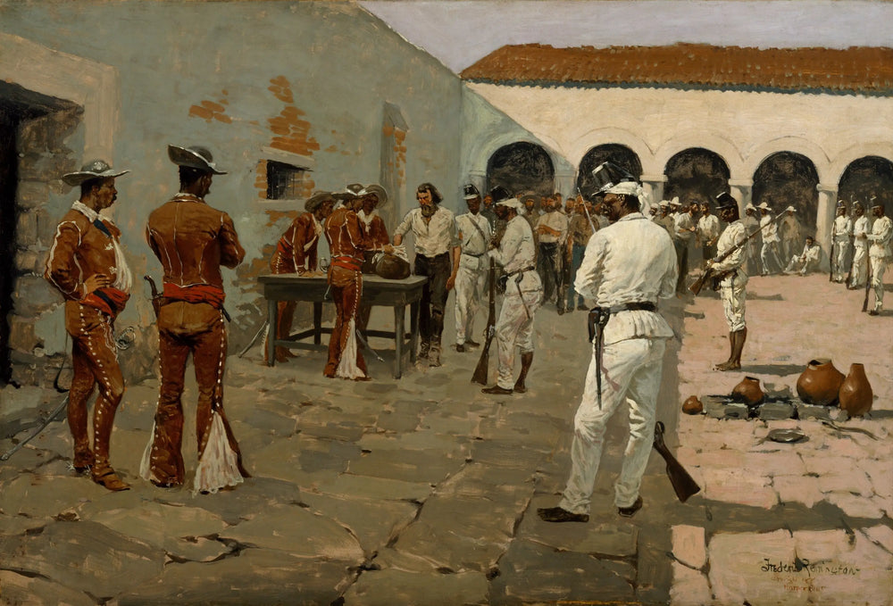 L’expédition Mier: Le dessin du haricot noir - Frederic Remington - Alpha Reproduction