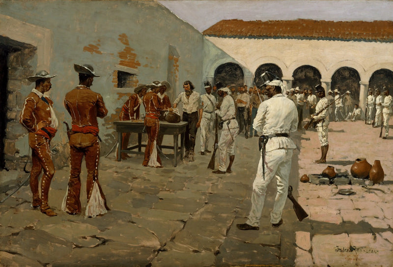 Mier Gönderimi: Siyah Fasulye Çizimi - Frederic Remington