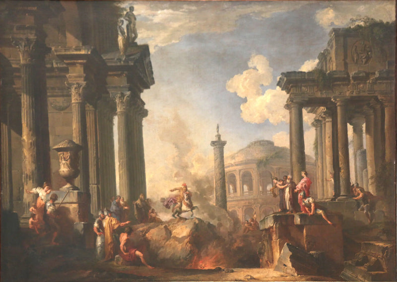 Marcus Curtius'un Açıklaması - Giovanni Paolo Panini