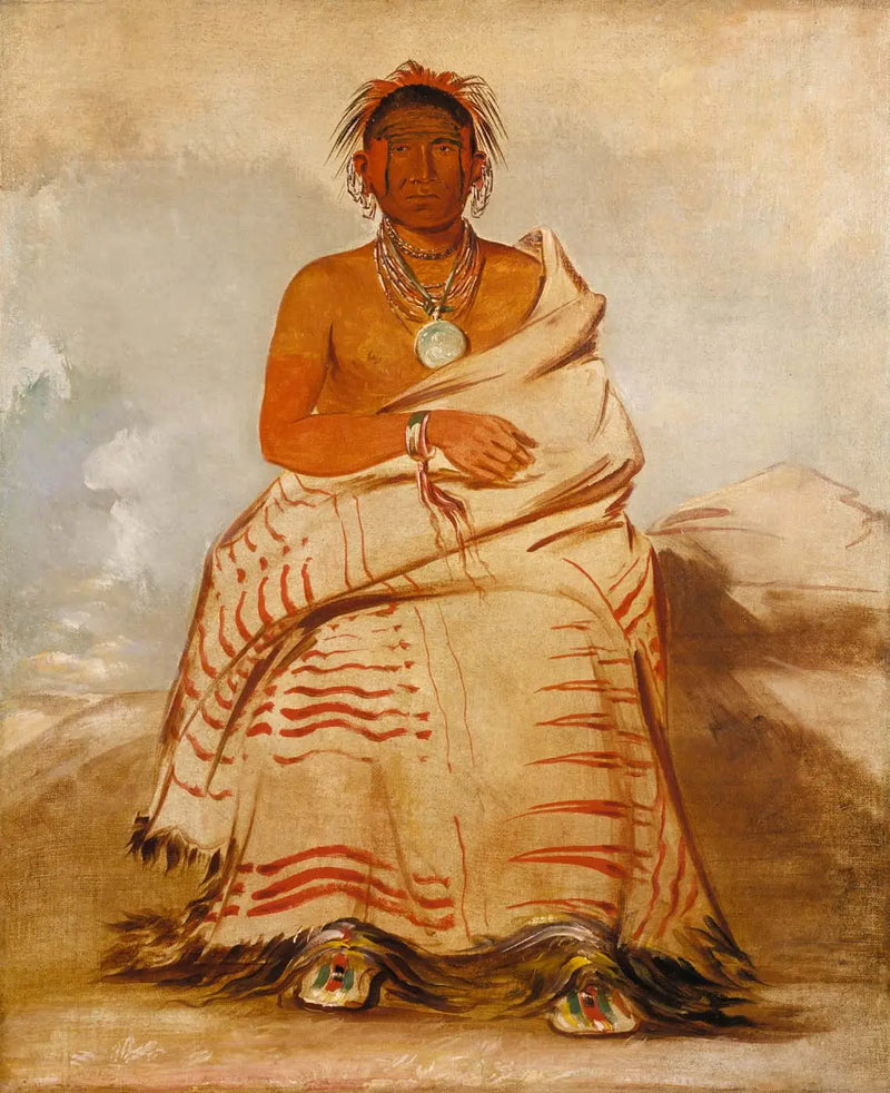Har-e-tar-rúshe, kötü huylu adam, Skidi (Kurt) Pawnee - George Catlin