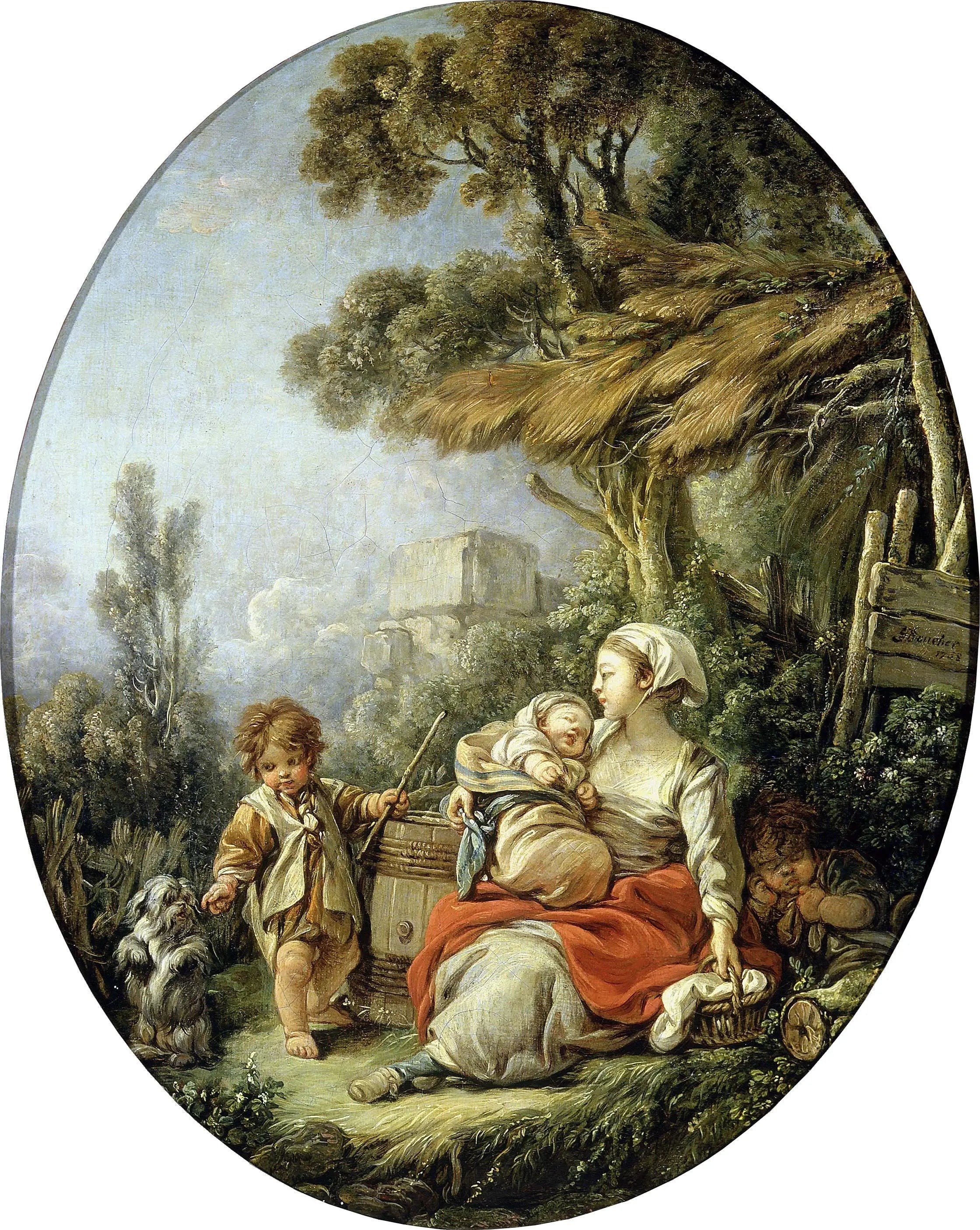L’Heureuse Mère - François Boucher - Alpha Reproduction