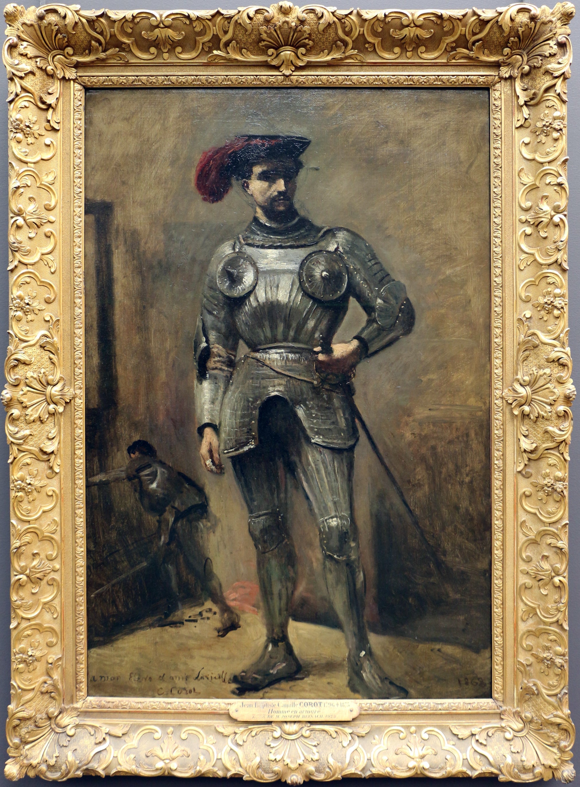 L'Homme à l'armure - Jean-Baptiste Camille Corot