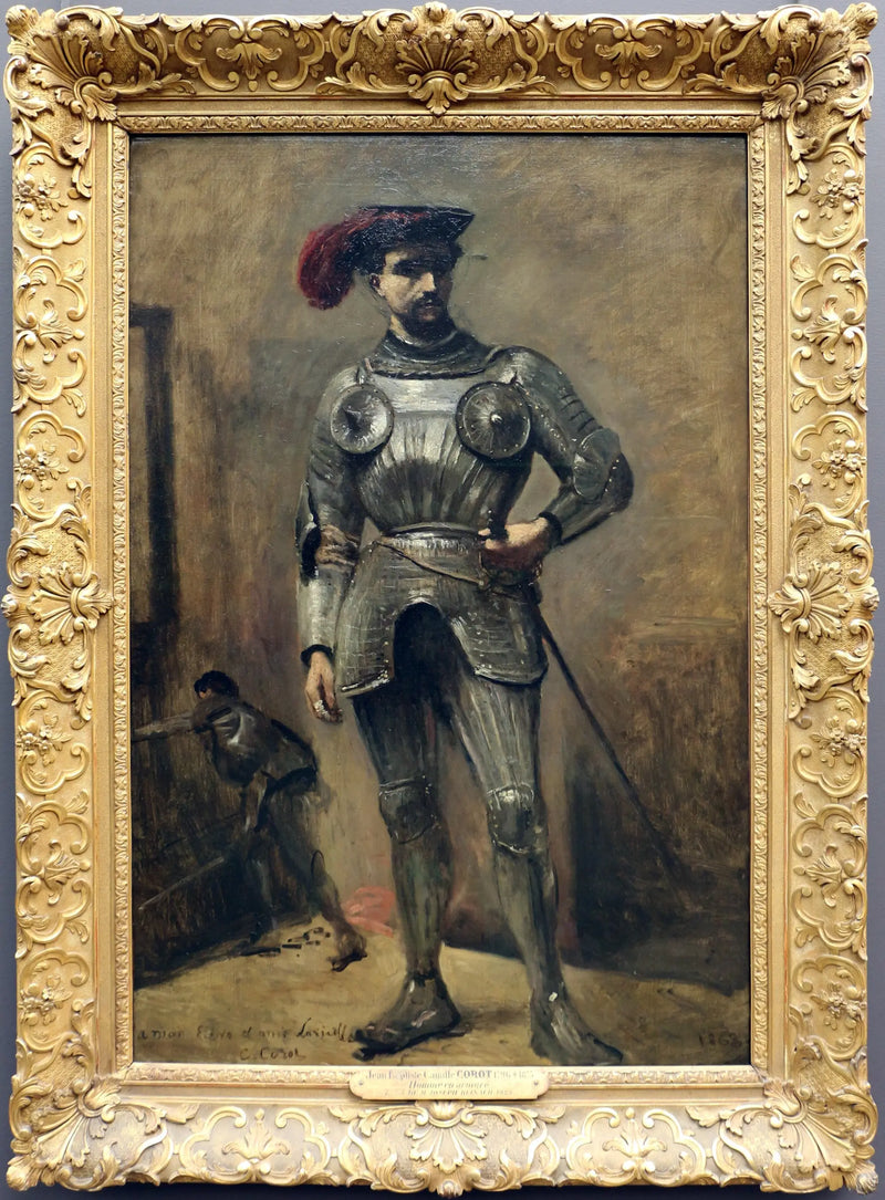 Zırhlı Adam - Jean-Baptiste Camille Corot