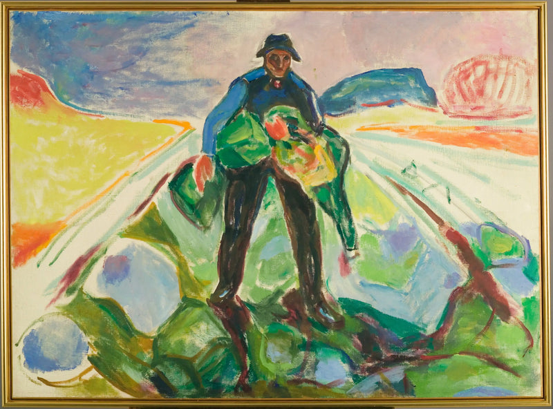 Lahana Tarlasında Adam - Edvard Munch