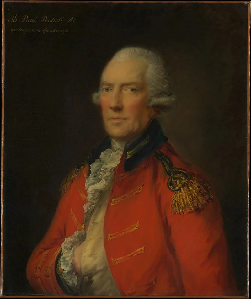 Yüzbaşı-albay Paul Pechell (1724-1800) - Thomas Gainsborough