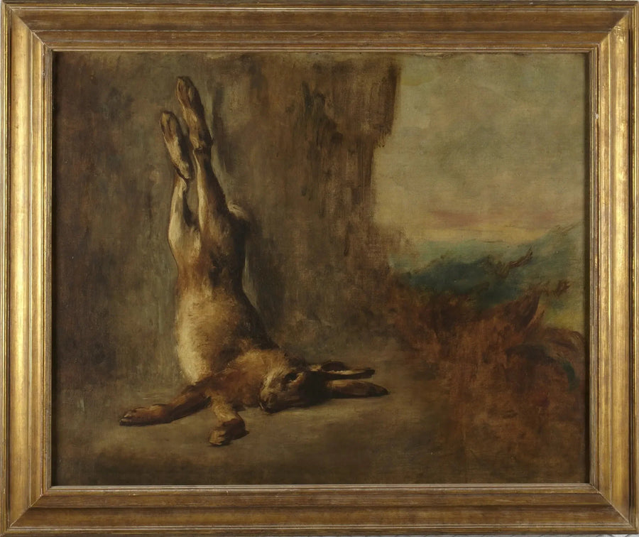 tavşan - Eugène Delacroix