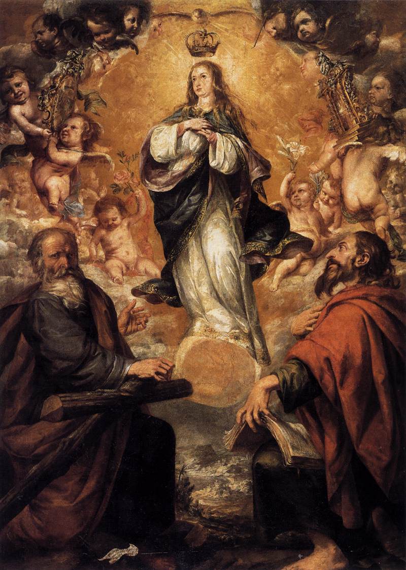 L'Immaculée Conception avec Saint André et Saint Paul - Juan de Valdés Leal