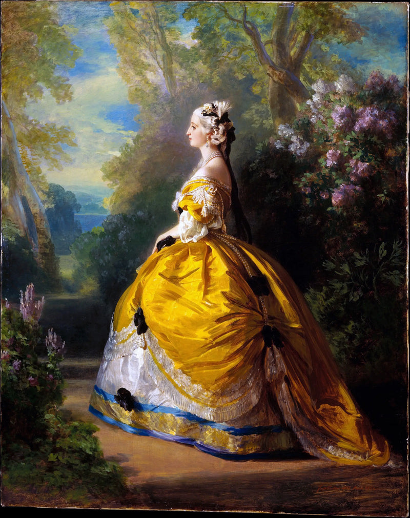 İmparatoriçe Eugénie Marie-Antoinette'e Saygı - Franz Xaver Winterhalter