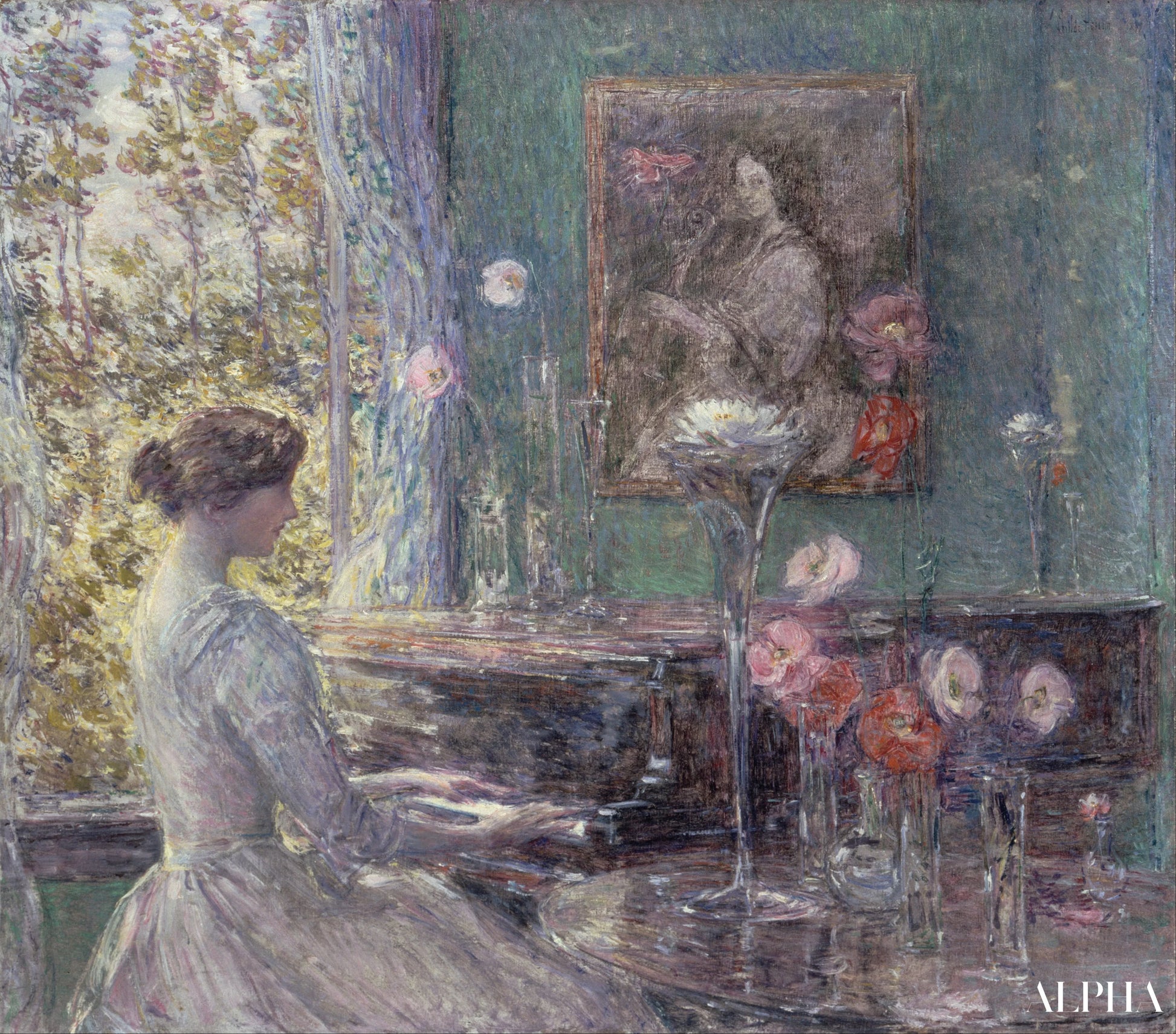 L'improvisation - Childe Hassam - Reproductions de tableaux et peintures haut de gamme