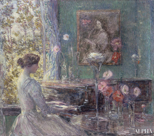 L'improvisation - Childe Hassam - Reproductions de tableaux et peintures haut de gamme