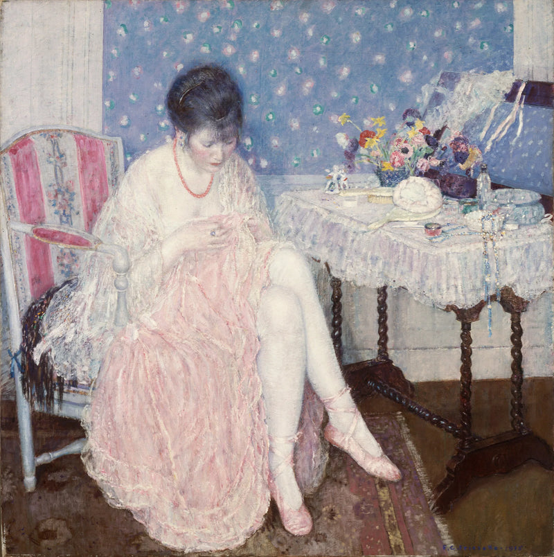 Yırtık İç Çamaşırı - Frederick Carl Frieseke
