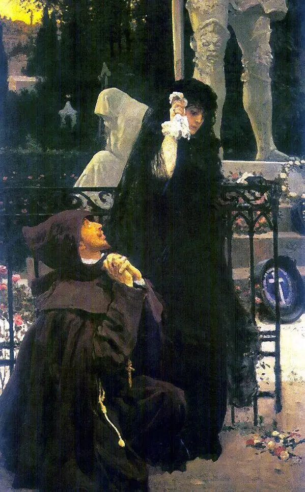 Taş Davetli. Don Juan ve Doña Ana - Ilya Repin