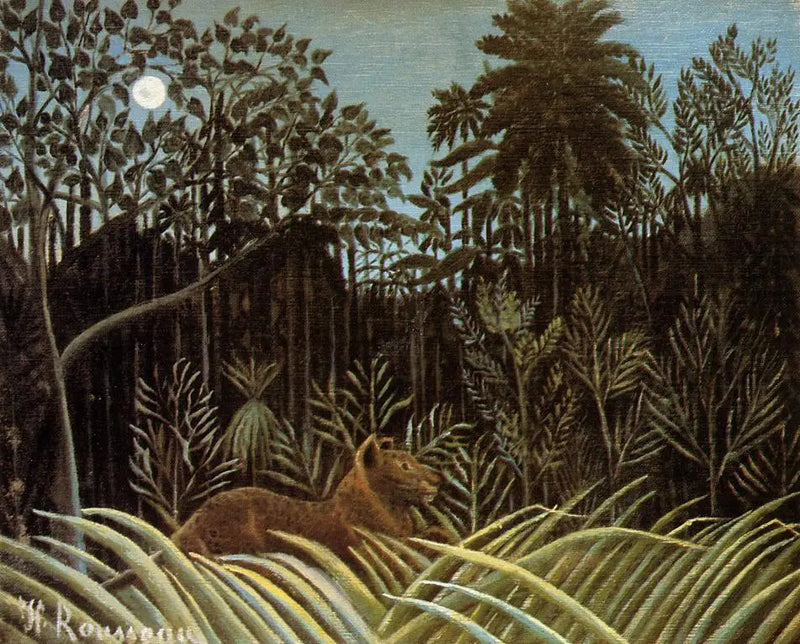 Aslan Ormanda - Henri Rousseau