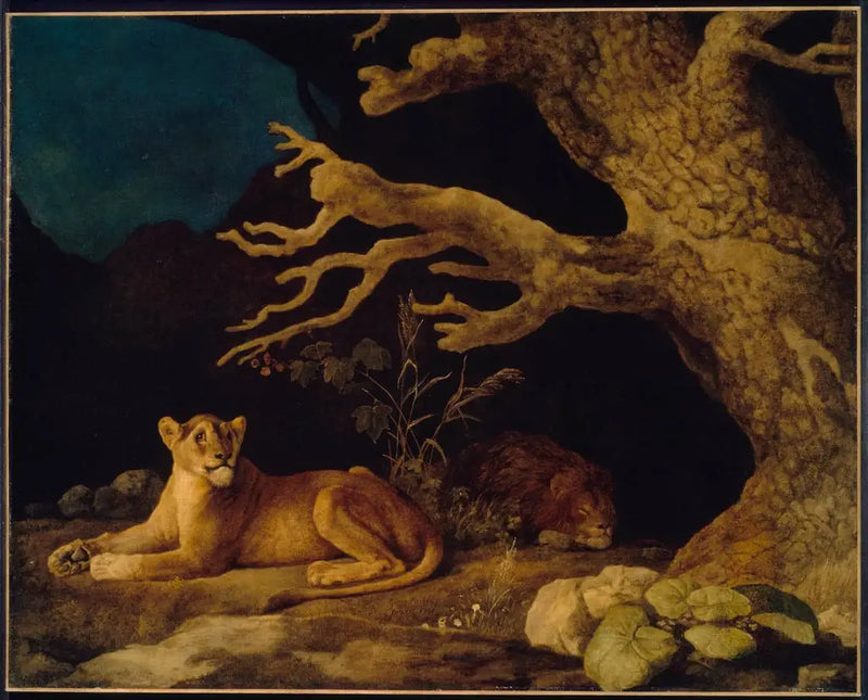 Aslan ve Aslına - George Stubbs